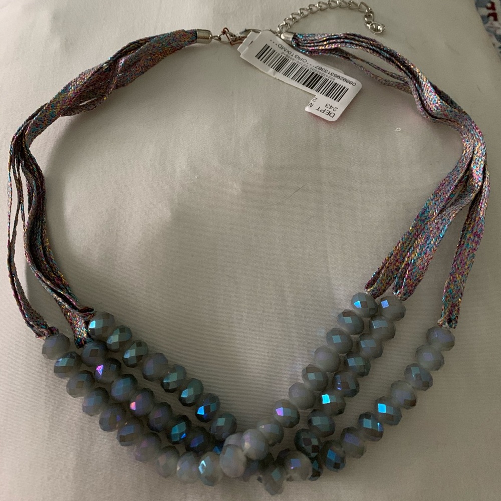 NWT m Haskell 3 row necklace